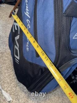 Tommy Armour 14-Way Divider Cart Bag Black Blue EVO II AMAZING CONDITION
