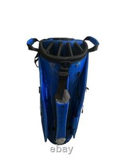Top Flite Gamer Golf Cart Bag Blue 14 Way Divider Brand New