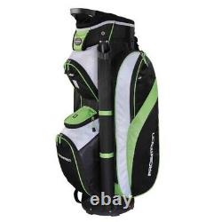 Tour 14 Way Cart Golf Bag Black and Green