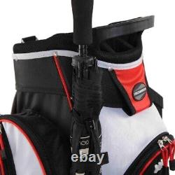 Tour 14 Way Cart Golf Club Bag Black and Gray