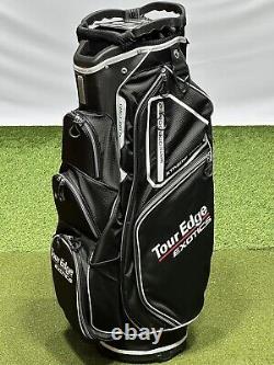 Tour Edge Exotics Xtreme 7.0 Cart Golf Bag BLACK 15-Way New with Tags #82998