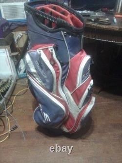 Tour Edge Exotics Xtreme Cart 7.0 Bag Red, White, And Blue