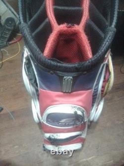 Tour Edge Exotics Xtreme Cart 7.0 Bag Red, White, And Blue