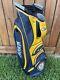 U. S. Navy Team Golf 11 Way Cart Staff Bag? Yellow+navy? Nice Condition