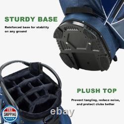 UNIHIMAL 14-Way Golf Cart Bag with Full Length Divider, Premium P