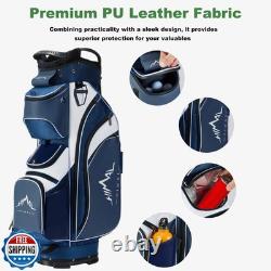 UNIHIMAL 14-Way Golf Cart Bag with Full Length Divider, Premium P