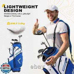 UNIHIMAL Golf Cart Bag, 15 Way Organizer Divider Top with Handles