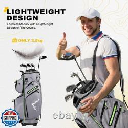 UNIHIMAL Golf Cart Bag, 15 Way Organizer Divider Top with Handles