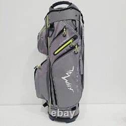 UNIHIMAL Golf Cart Bag 15 Way Organizer Divider Top with Handles Rain Cover Gray