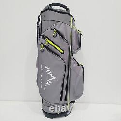 UNIHIMAL Golf Cart Bag 15 Way Organizer Divider Top with Handles Rain Cover Gray