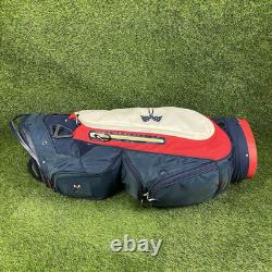 Under Armour Storm Armada Golf Bag! 14 Way Golf Cart Bag Red/White/Blue USA