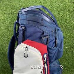 Under Armour Storm Armada Golf Bag! 14 Way Golf Cart Bag Red/White/Blue USA