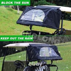 Universal Golf Cart Rear Bag Rain Cover Kit, Club Car, EZGO and Yamaha 2 Seat