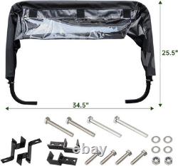 Universal Golf Cart Rear Bag Rain Cover Kit, Club Car, EZGO and Yamaha 2 Seat