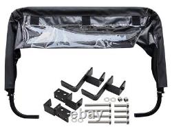 Universal Rear Bag Rain Cover Kit OEM Golf Cart Black