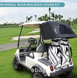 Universal Rear Bag Rain Cover Kit OEM Golf Cart Black