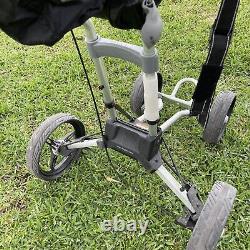 Used Bag Boy Golf Club Bagboy Quad XL Push Cart