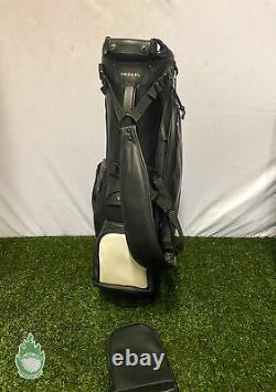 Used Black Vessel Golf Cart/Carry/Stand Bag 6/Way Extra Belly Panel