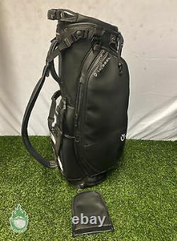 Used Black Vessel Golf Cart/Carry/Stand Bag 6/Way Extra Belly Panel