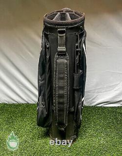 Used Callaway CHEV 14 Way Golf Cart Bag Black Embroidered Las Vegas National