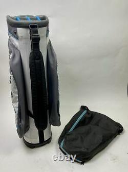 Used Callaway CHEV ORG 14 Golf Cart Carry Bag White/Gray/Blue