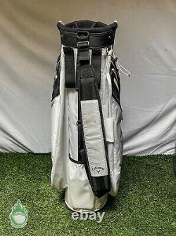 Used Callaway ORG 14 Way Golf Cart Carry Bag White/Black Cascata Golf Club