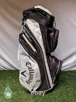 Used Callaway ORG 14 Way Golf Cart Carry Bag White/Black Cascata Golf Club