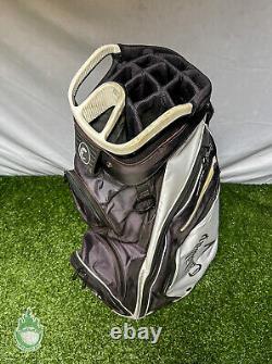 Used Callaway ORG 14 Way Golf Cart Carry Bag White/Black Cascata Golf Club