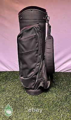 Used Jones Sports Co. Golf Cart/Carry Bag 5-Way Green with Rainhood 8 Pockets
