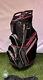 Used Sun Mountain 130 Cart/cary Red & Black Golf Bag 14-way Dividers Ships Free
