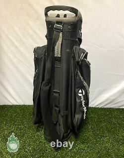 Used TaylorMade Catalina Cart Carry Golf Bag -Black/Gray/White Ships Free