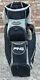 Very Nice Ping Pioneer Lc Golf Club Cart Bag 14+ Black/gray + Rain Top Cover