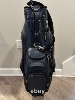 VESSEL Bezel Golf Premium Cart Caddy Bag APX 8730120 Carbon Navy Genuine Product