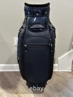 VESSEL Bezel Golf Premium Cart Caddy Bag APX 8730120 Carbon Navy Genuine Product