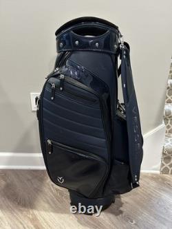 VESSEL Bezel Golf Premium Cart Caddy Bag APX 8730120 Carbon Navy Genuine Product