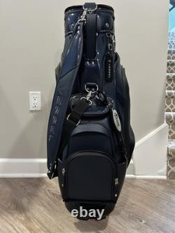 VESSEL Bezel Golf Premium Cart Caddy Bag APX 8730120 Carbon Navy Genuine Product