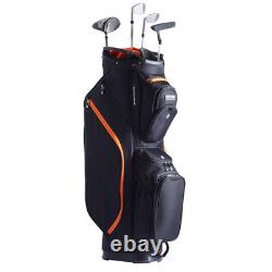 VEVOR 36 Golf Cart Bag with 14 Way Organizer Divider Top 13 Pockets Black