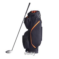 VEVOR 36 Golf Cart Bag with 14 Way Organizer Divider Top 13 Pockets Black