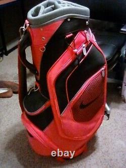 Very rare red Nike Staff/Tour cart bag