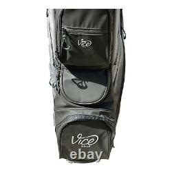 Vice Golf Cruiser Cart Golf Bag Gray 15 Divider 8 Pockets Vice Balls NEW