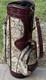 Vintage Burton Tapestry Golf Cart Bag 90s 3-slot Divider Usa Rain Head Covers