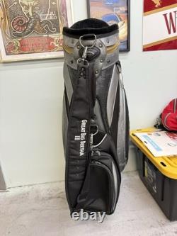 Vintage Callaway Great Big Bertha II Staff Cart Golf Bag 6 Way Black Silver