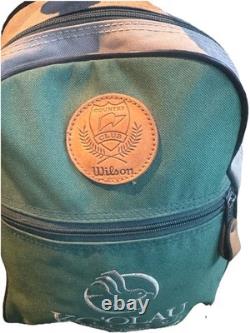 Vintage Golf Bag Wilson Green Cart Great Condition Hawaii Logo Made In USA