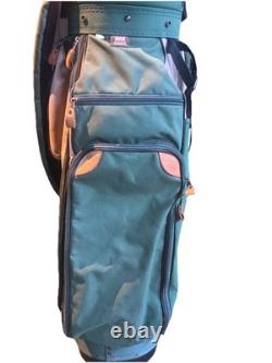 Vintage Golf Bag Wilson Green Cart Great Condition Hawaii Logo Made In USA