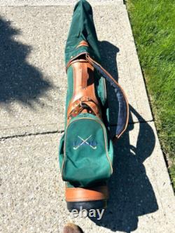 Vintage Izod Golf Bag Green And Brown