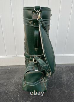 Vintage MacGregor Jack Nicklaus Golf Bag Green White Cart Tour Bag