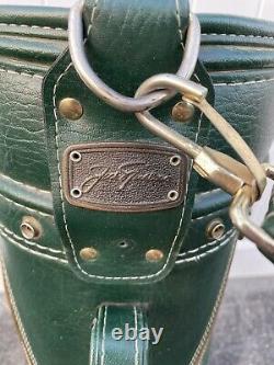 Vintage MacGregor Jack Nicklaus Golf Bag Green White Cart Tour Bag
