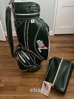 Vintage Miller Enjoy 7UP Faux Leather Golf Bag With Strap EUC Very Nice