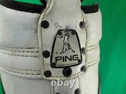 Vintage PING 6-way white / black staff bag with shoulder strap $30 SHIPPING