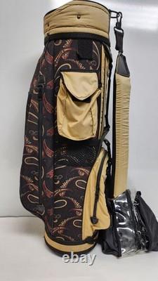 Vintage Paisley 3-Way Golf Cart Bag By Ron Miller Pro Model with Rain cover